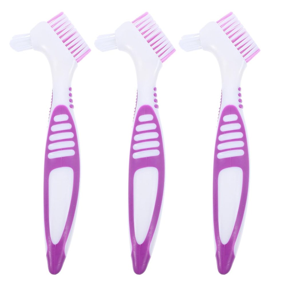 FOMIYES Turtle Shell Cleaning Brushes, 3-Piece ABS Set, Double-Sided