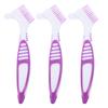 FOMIYES Turtle Shell Cleaning Brushes, 3-Piece ABS Set, Double-Sided view 1