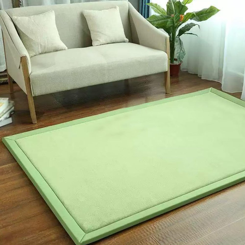 Baby Play Mat, 130 x 190 cm, 2 cm Thick, Non-Slip Short-Pile Rug