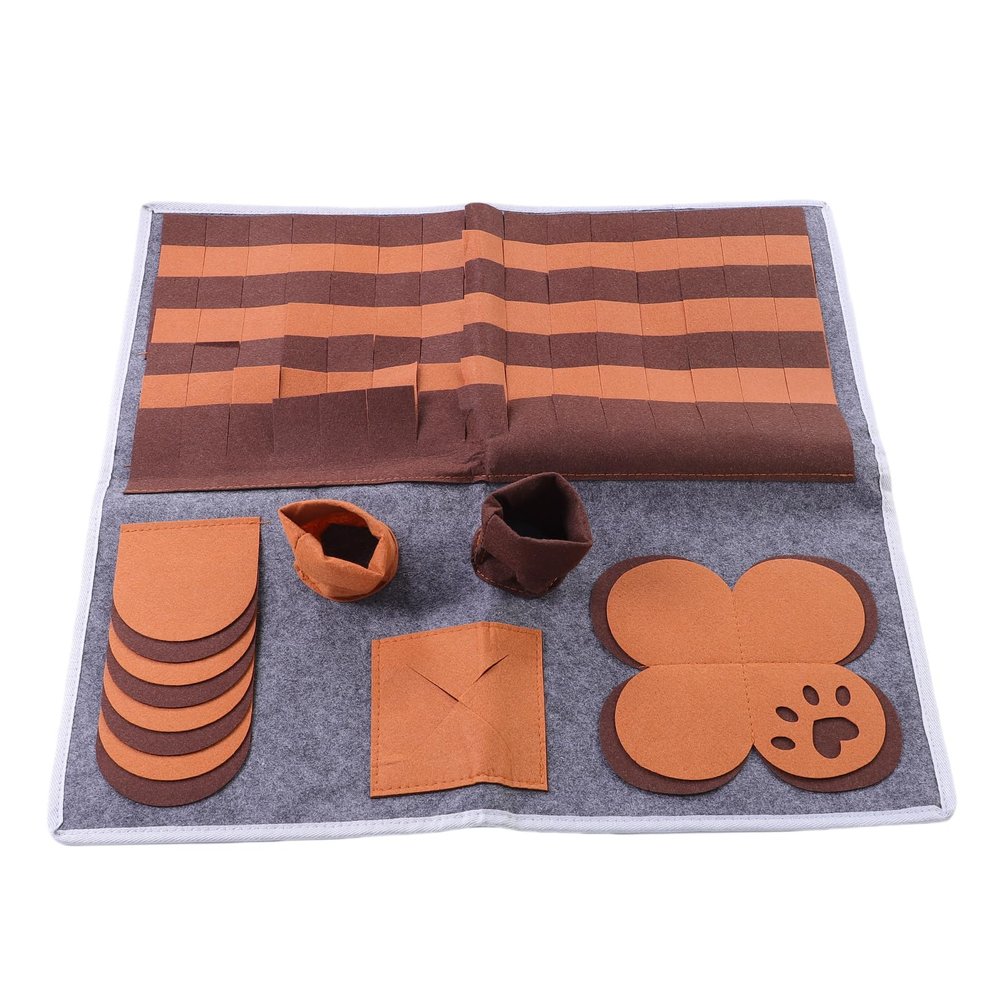 Jiawu Snuffle Mat for Dogs, Innovative Interactive Slow-Feeding Mat for Home, Suitable for All Dog Sizes