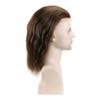 French Lace Front Men's Toupee, 12-Inch Human Hair Replacement System, Black view 3