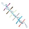 TOYANDONA Children's Safety Walking Rope with Handles view 1