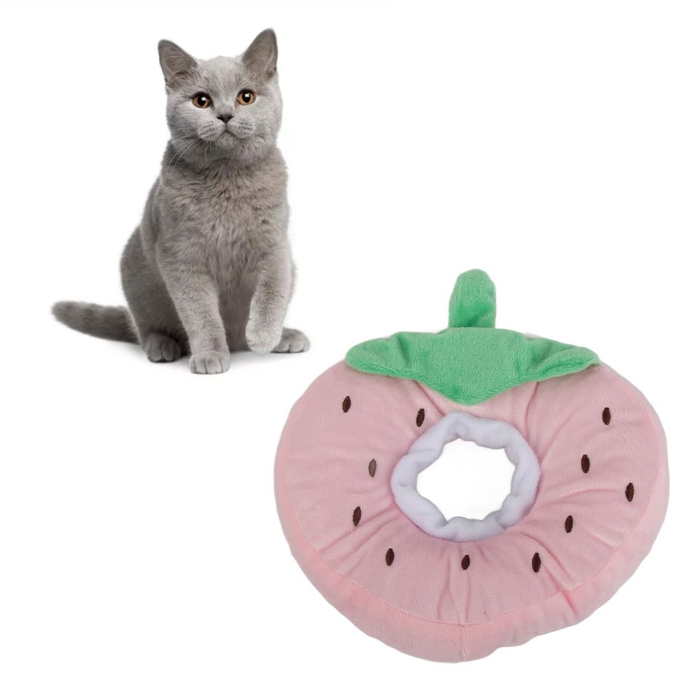 Yctze Cute Fruit Cat Recovery Cone Collar
