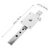 JOINPAYA Replacement Headrest Bracket for Barber Chairs, Metal, Silver view 2