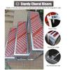 MJMLUCK Choir Riser, Plywood and Galvanized Steel Steps, Easy Assembly, 1-Tier (3-Tier) view 2