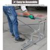 MJMLUCK Choir Riser, Plywood and Galvanized Steel Steps, Easy Assembly, 1-Tier (3-Tier) view 4