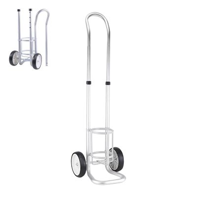 Oxygen Cylinder Stand, Removable Aluminum-Alloy Cart for Oxygen and Acetylene Cylinders, Portable Hospital Gas Cylinder Cart (15.5 cm)