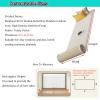 Plush Windowsill Mat & Pet Couch Cover, Machine-Washable, 129.9 x 89.9 cm view 2