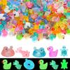 100 Mini Resin Animals that Glow in the Dark view 1