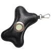 GSGFUIS PU Leather Dog Waste Bag Dispenser with Carabiner view 1
