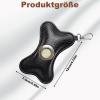 GSGFUIS PU Leather Dog Waste Bag Dispenser with Carabiner view 2