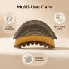 3-Piece Flannel Pouch Set with Facial Lymphatic Brush and Massage Comb view 3