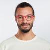 BARNER Designer Blue-Light-Filtering Reading & Computer Glasses, 3.0 Diopters, for Women & Men, Unisex (Le Marais - Burgundy Red +1.50) view 4