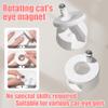 2026 New Rotating Cat-Eye Magnet, Beginner-Friendly Nail Tool, Automatic Glass Bead Attraction for Cat-Eye Nails, Excellent Light Capture, Even Magnetic Force (Pink with view 2