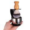 JOINPAYA Men's Shaving Brush Set with Bowl and Stainless Steel Stand view 4