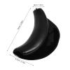 Neck Support Cushion for Salon Chairs, Black Silicone, Non-Slip view 2