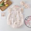 Generic Baby Sleeping Bag, Newborn Baby Girl Short-Sleeve Romper with Headband, Ballet Bodysuit Outfit, Pink, 6-9 Months view 2