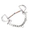 RASTKY Durable Slotted Stainless Steel Snaffle Bit with Improved Control Ring for Show Jumping and Dressage view 2