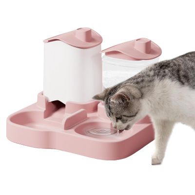Automatic Cat Feeder and Water Dispenser, Leakproof