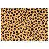 Square Edible Cake Decorations, 28 x 19.4 cm, Leopard Print Rice Paper view 1