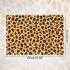 Square Edible Cake Decorations, 28 x 19.4 cm, Leopard Print Rice Paper view 2