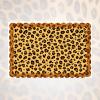 Square Edible Cake Decorations, 28 x 19.4 cm, Leopard Print Rice Paper view 4