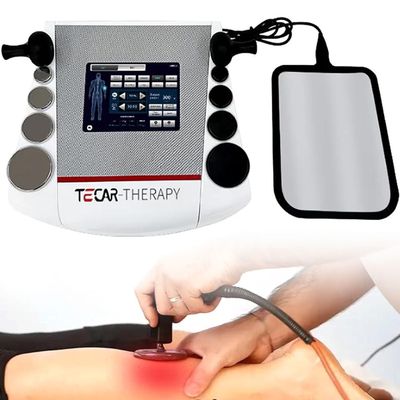 GEJLELDS Tecar Physiotherapy Device, 300 W, 448 kHz, Portable CET/RET/RF Diathermy Device for 10 Body Areas