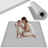 Nqexivo 2 cm Thick Baby Play Mat, 190 x 380 cm, Soft Coral Fleece Surface, Non-Slip Backing view 1