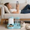 Automatic Cat Food and Water Dispenser with Spill-Proof Bowl view 2