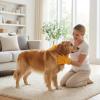 Dog Paw Towel - Soft Coral Fleece view 2