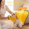 Dog Paw Towel - Soft Coral Fleece view 3