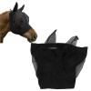 AlpenLife Basics Breathable Mesh Fly Mask for Horses with UV Protection, Black view 3