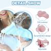 2-Pack Baby Shower Caps for Hair Washing, Pink and Blue view 3