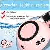 Personalized Stainless Steel Dog Bowl with Engraved Name, Blue view 4