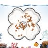 Fish Feeder - Flower-Shaped Feeding Bowl with Suction Cup for Aquarium view 1