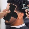 Hairline Styling Card for Shaping Beard Contours and Mustaches, Shaving Guide for Women, PP Scale, Cut D view 4