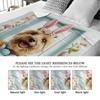 Spring Easter Lakeland Terrier Dog Blanket, 60 x 80 in, Funny Bunny Eggs view 3