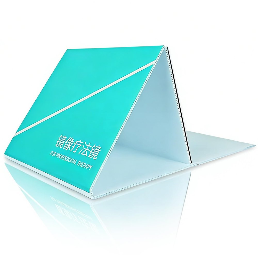 GZPKJ Mirror Therapy Box, Foldable and Adjustable Therapy Solution for Focal Dystonic Pain in Complex Regional Pain Syndrome