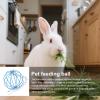 Rabbit-Themed Hay Holder, 6 cm, Metal view 2