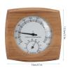 2-in-1 Cedar Thermometer and Hygrometer, Handmade for Sauna Use view 2