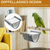 Bremorou Bird Hammock Bunk Bed Nest House, Hanging Cage Tent view 4