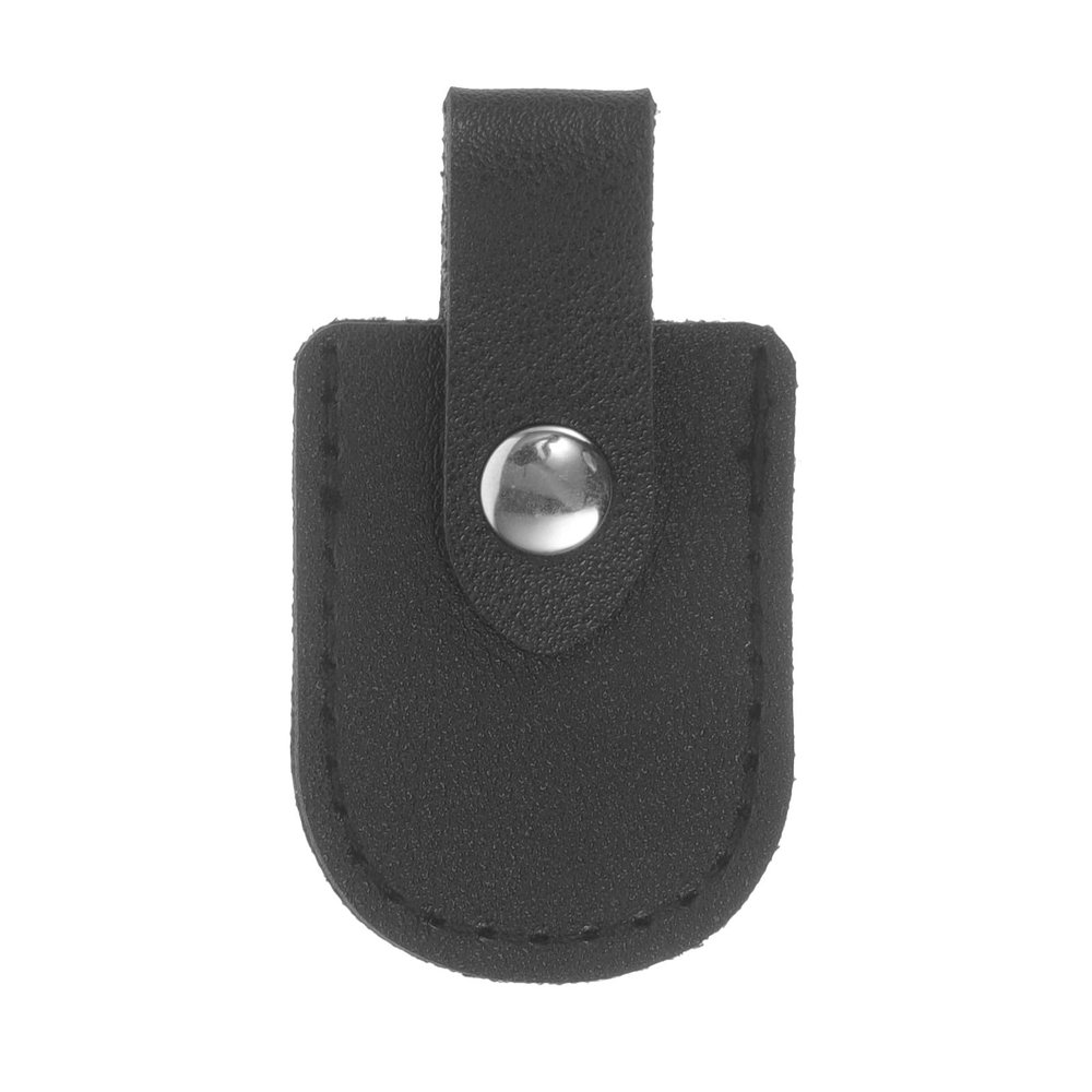 Ciieeo Black PU Leather Handle Cover for Cuticle Nippers