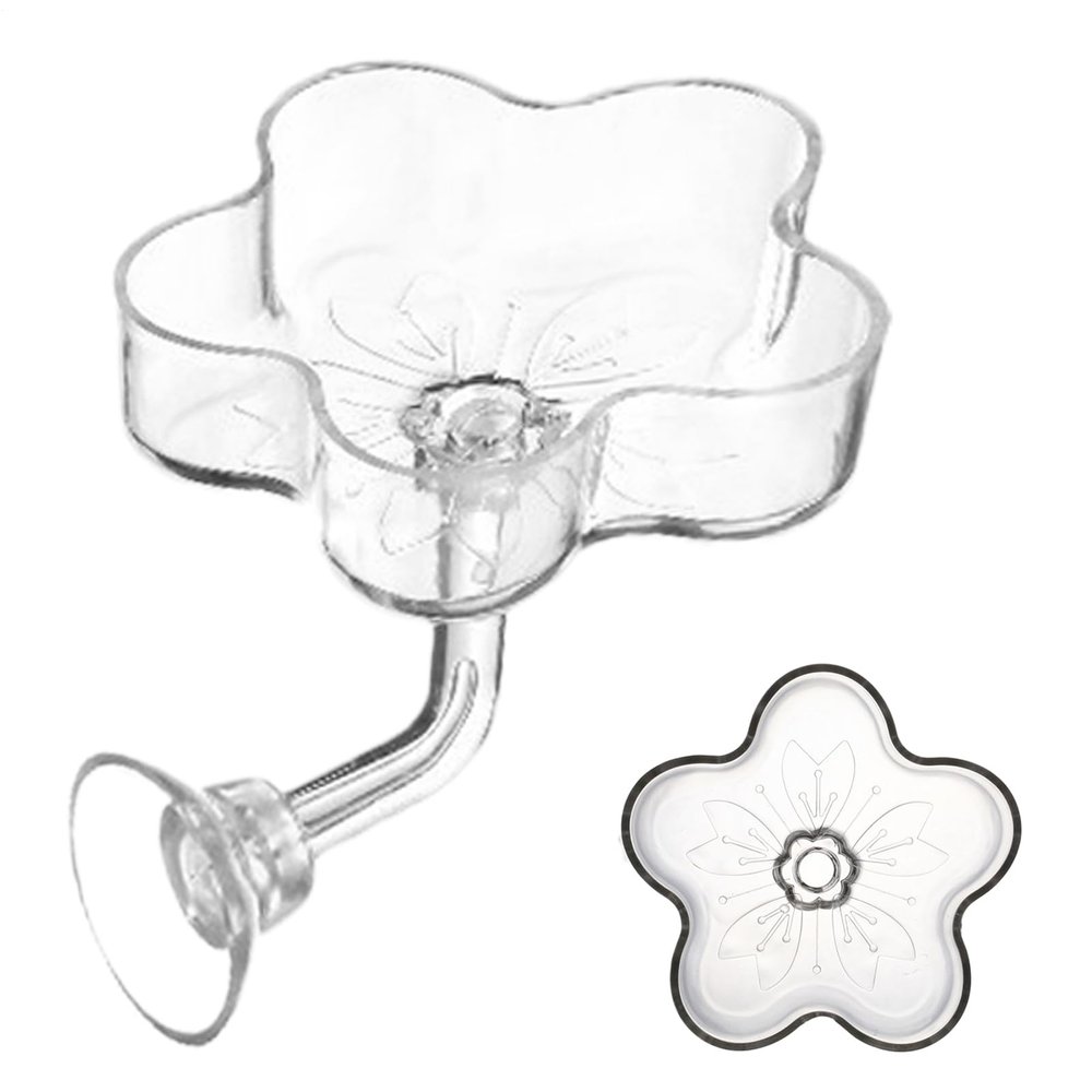 Fish Feeder | Flower-Shaped Feeding Bowl with Suction Cup for Aquarium
