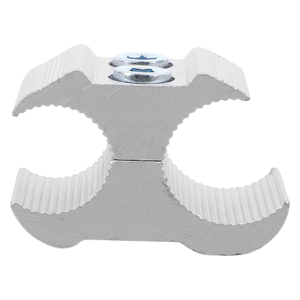 Warmhm Wheelchair Cane Holder, Aluminum Alloy Clamp for 19 mm and 22 mm Tubes