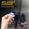 Warmhm Wheelchair Cane Holder, Aluminum Alloy Clamp for 19 mm and 22 mm Tubes view 3