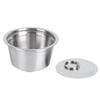 Fafeicy Reusable Coffee Capsule for Espresso Machines, Stainless Steel, Green view 4