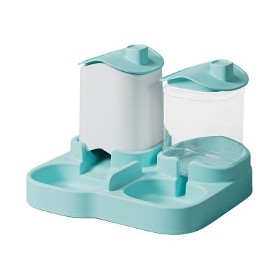 Leakproof Bowl with Automatic Feeder and Water Dispenser