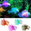 SHYYOULQE Silicas Home Luminous Lionfish Aquarium Ornament view 2