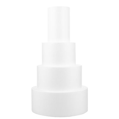 Lurrose 4-Piece DIY Cake Molds for Children, White, Modeling Practice