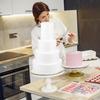 Lurrose 4-Piece DIY Cake Molds for Children, White, Modeling Practice view 3